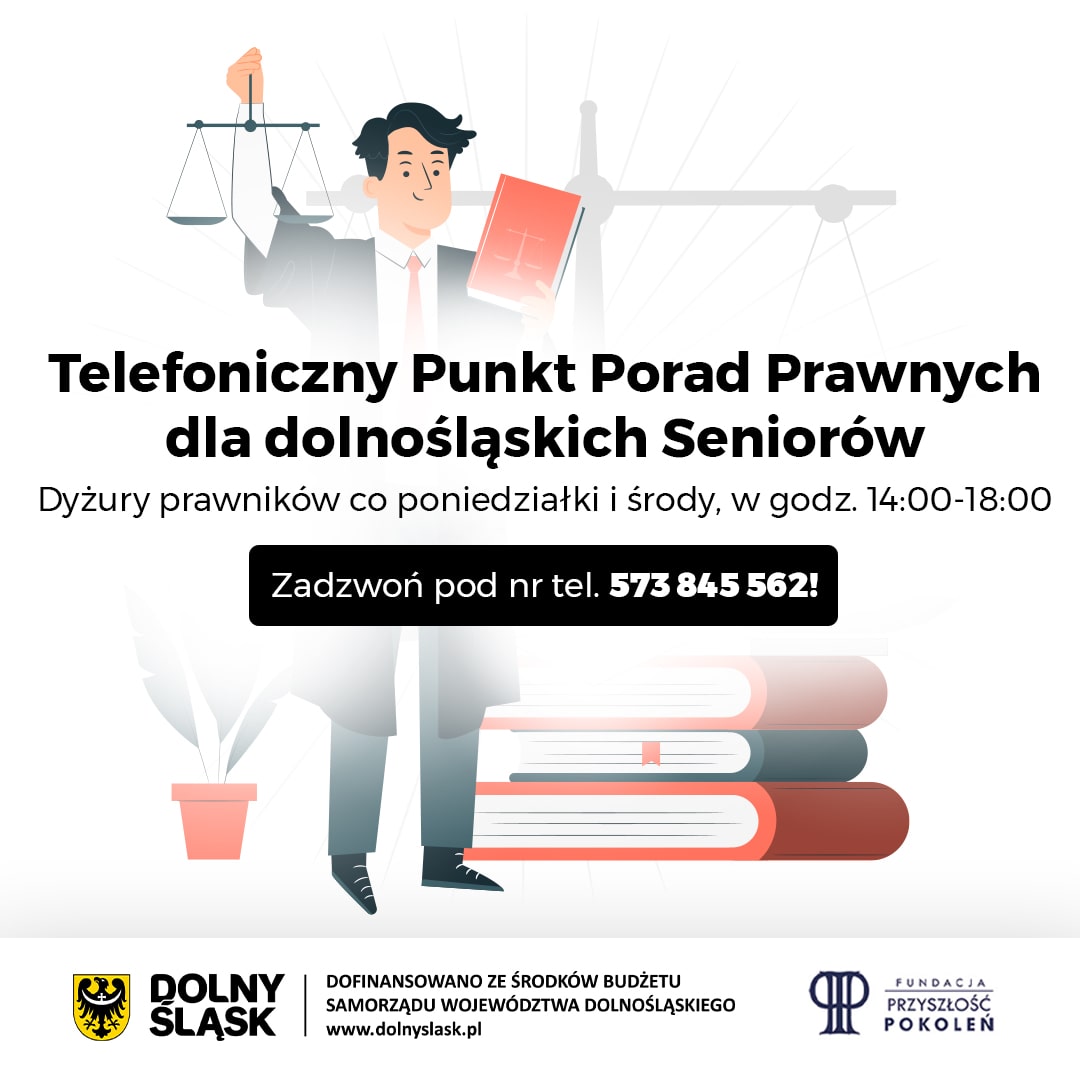 Aktualność: Telefoniczny Punkt Porad dla dolnośląskich Seniorów 